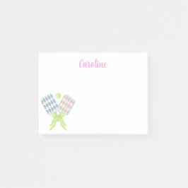 Preppy Waterverf Argyle Pickleball Paddles Post-it® Notes