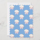 Preppy Waterverf Beach Party Kaart (Achterkant)