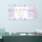 Preppy Waterverf Beach Party Spandoek (Beurs)