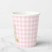 Preppy Waterverf Beach Sand Castle Party Papieren Bekers (Links)