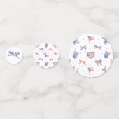 Preppy Waterverf Bogen 4 juli Confetti (Achterkanten)