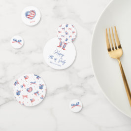 Preppy Waterverf Bogen 4 juli Confetti