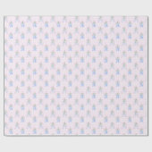 Preppy Waterverf Flowers bewerkbaar Cadeaupapier (Vlak)