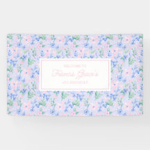 Preppy Waterverf Flowers bewerkbaar