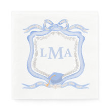 Preppy Wedgewood monogram Afstuderen