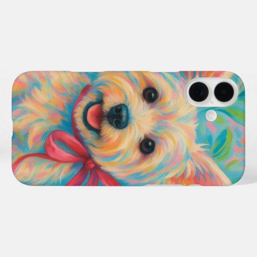 Preppy Westie Case-Mate iPhone Case (Achterkant (horizontaal))