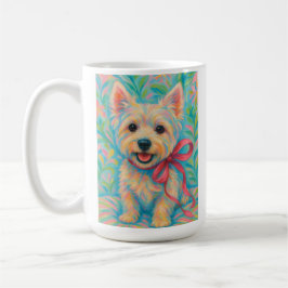 Preppy Westie Koffiemok