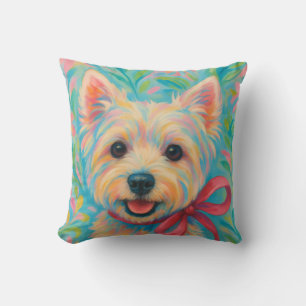Preppy Westie Kussen