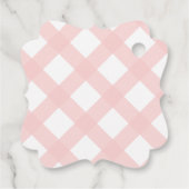 Preppy Whimsical Tea Party Bedankjes Labels (Achterkant)
