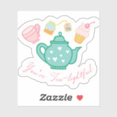 Preppy You're Tea Lightful Sticker (Vel)