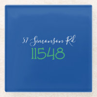 Preppy Zip Code Street Adres gepersonaliseerd