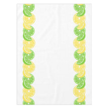 Preppy Zomer Citrus Citroen & Limoen Schijf Rand