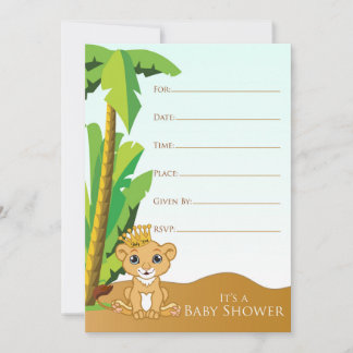 Preprinted Fill in Invitations Aankondiging