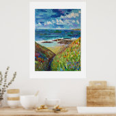 Près de l'océan en bretagne poster (Keuken)