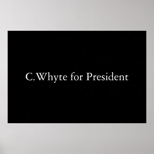 pres-poster poster (Voorkant)