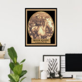 Pres. Roosevelt op POSTER YellowStone 1904 (Thuiskantoor)