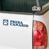 Presa Canario Blue Bumpersticker (Op Truck)