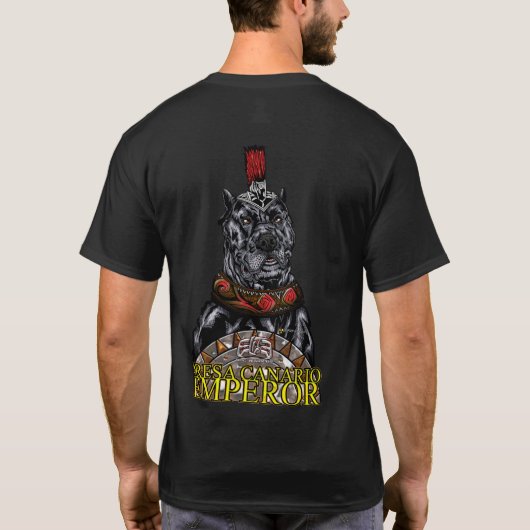 Presa Canario de keizer T-shirt (Achterkant)