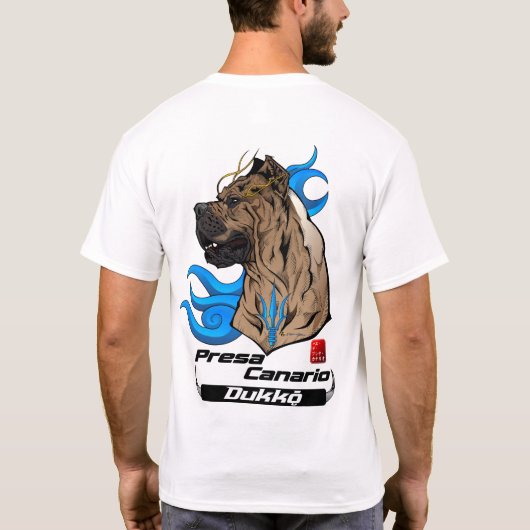 Presa Canario Dukkǭ T-shirt (Achterkant)
