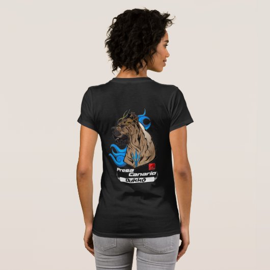 Presa Canario Dukkǭ van Ricardo Pires T-shirt (Achterkant volledig)