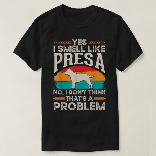 Presa Canario Smell Dogo Canario Presa T-shirt (Design voorkant)