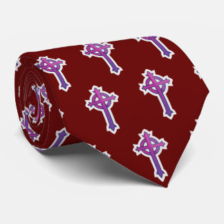 Presbyteriaans kruis Religieus rood Stropdas