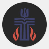 Presbyteriaanse kerk kruis zegel (Voorkant)