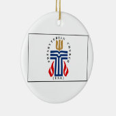 Presbyteriaanse vlag keramisch ornament (Rechts)