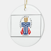 Presbyteriaanse vlag keramisch ornament (Links)