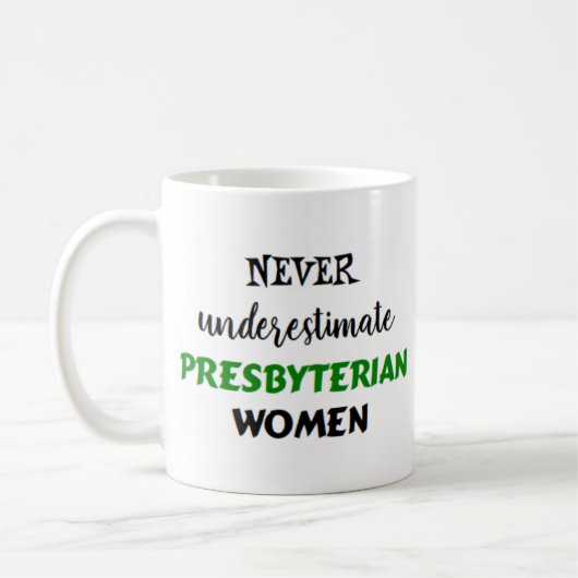 presbyteriaanse vrouwen koffiemok (Links)