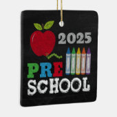 Preschool 2025 Chalkboard Ornament (Rechts)