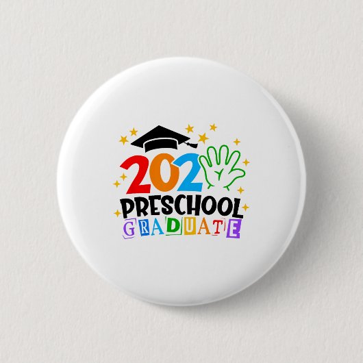 Preschool Afstuderen 2025 Afstuderen CL van 2025 K Ronde Button 5,7 Cm (Voorkant)