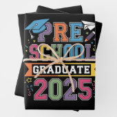 Preschool Afstuderen 2025 Afstuderen Pre K School Inpakpapier Vel (In situ)