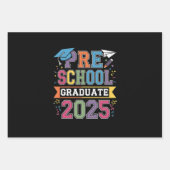 Preschool Afstuderen 2025 Afstuderen Pre K School Inpakpapier Vel (Voorkant)
