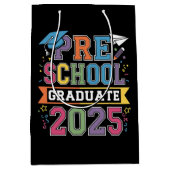 Preschool Afstuderen 2025 Afstuderen Pre K School Medium Cadeauzakje (Voorkant)
