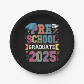 Preschool Afstuderen 2025 Afstuderen Pre K School Papieren Bordje (Voorkant)