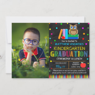 Preschool Afstuderen Ceremony Invitation Kaart