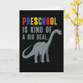 Preschool Afstuderen Citaat Funny Pre-K Kaart (Gele Bloem)