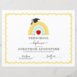 Preschool Afstuderen Diploma