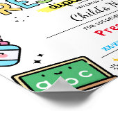 Preschool Afstuderen Diploma Poster (Hoek)