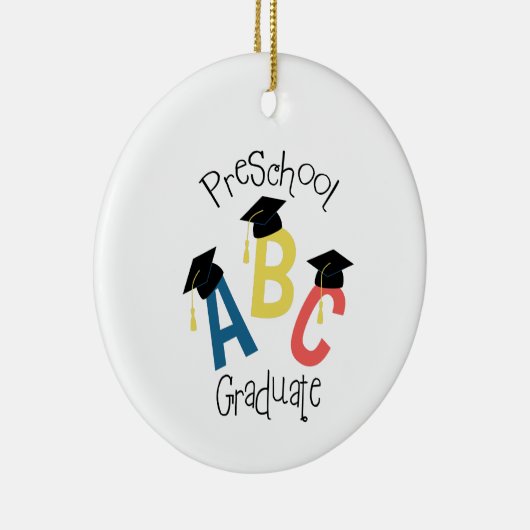 Preschool Afstuderen Keramisch Ornament (Rechts)