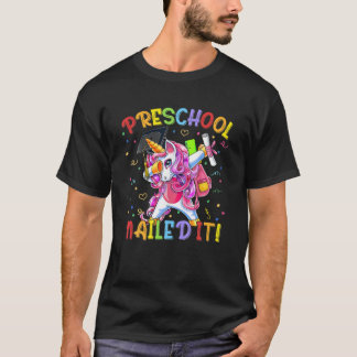 Preschool Afstuderen klasse 2021: Dabbing Unicorn T-shirt