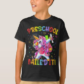 Preschool Afstuderen klasse 2022: Dabbing Unicorn T-shirt (Voorkant)