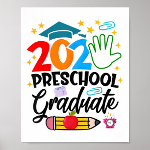 Preschool Afstuderen Pre-k Afstudeerder 2025 Presc Poster