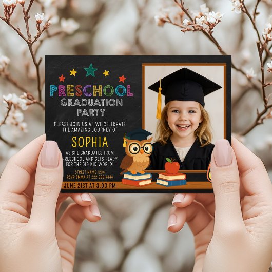 Preschool Afstuderen vieren Kaart