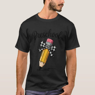 Preschool Back To School Teacher Student Family Ma T-shirt