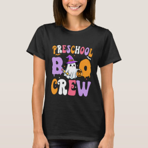 Preschool Boo Crew pre-k Enge Preschool Halloween T-shirt