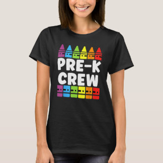 PRESCHOOL CREW PRE K Tribe Back To School Teacher  T-shirt