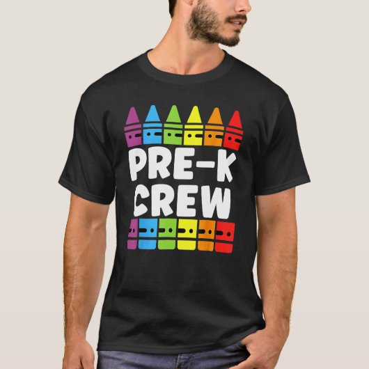 PRESCHOOL CREW PRE K Tribe Back To School Teacher  T-shirt (Voorkant)