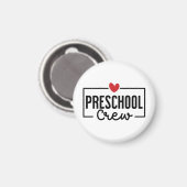 Preschool Crew Preschool Squad Magneet (Voorkant / Achterkant)